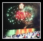 Feux d'Artifice en mer